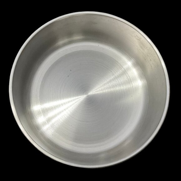 Navy Blue Double Walled Stainless Steel Pet Bowl - Picture 2 of 3